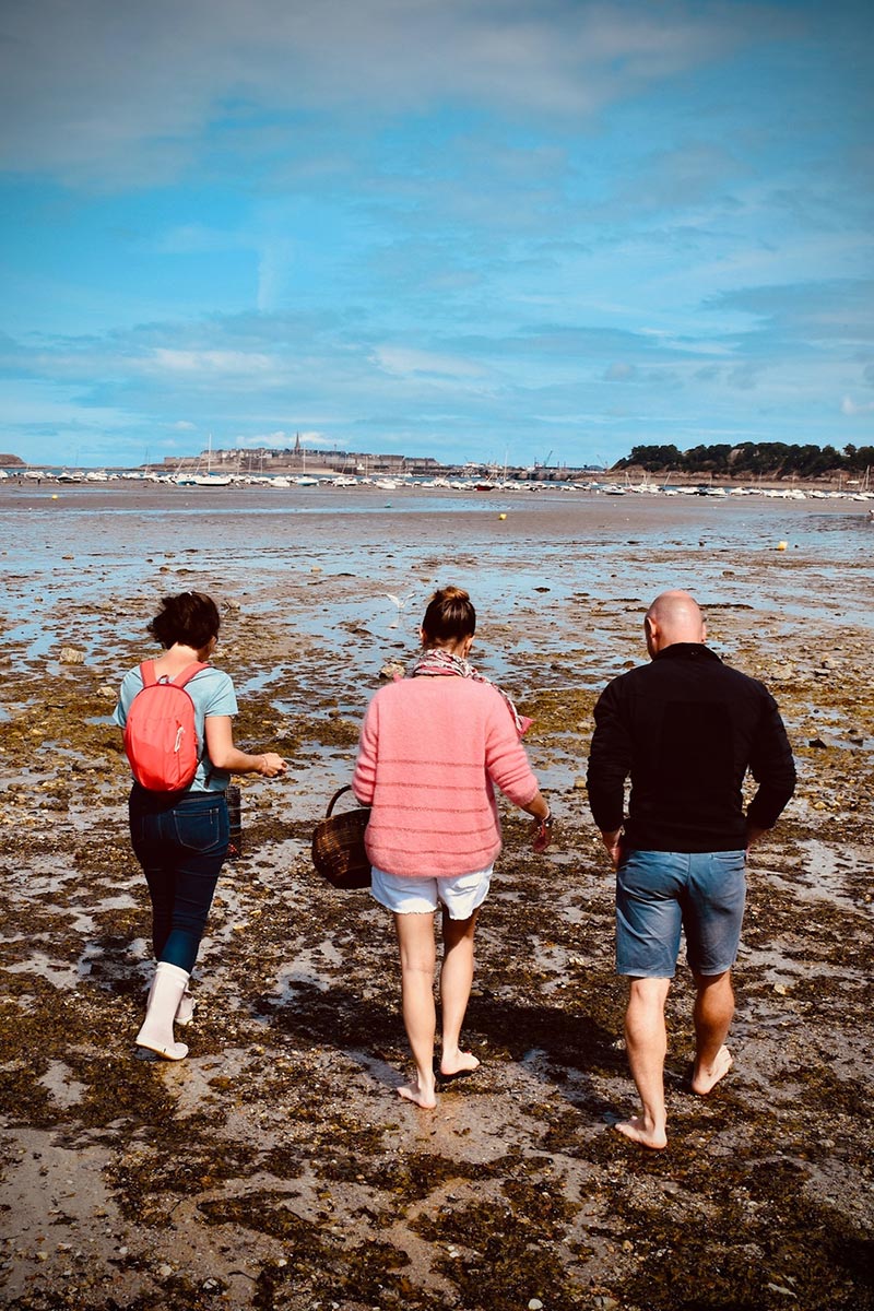 Sorties pêche à pieds à Dinard à Pleudihen Sur Rance, La Maison des Gabariers